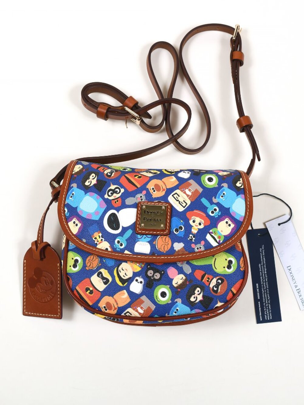 Disney Dooney & Bourke Pixar Character Icon Passholder Crossbody NWT